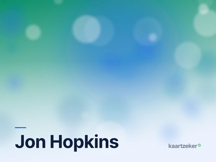 Jon Hopkins – Gashouder vr 20 nov 2026 tickets