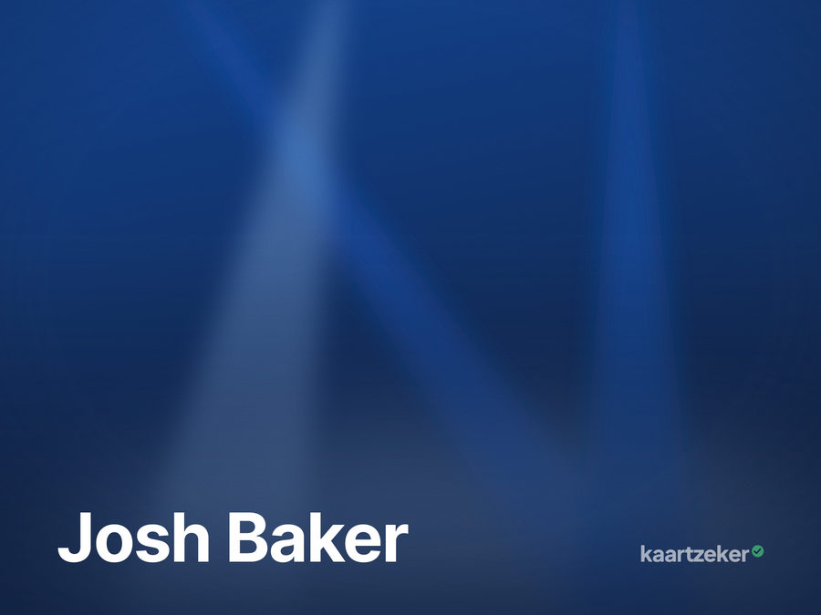 Josh Baker – Gashouder zo 25 okt 2026 tickets