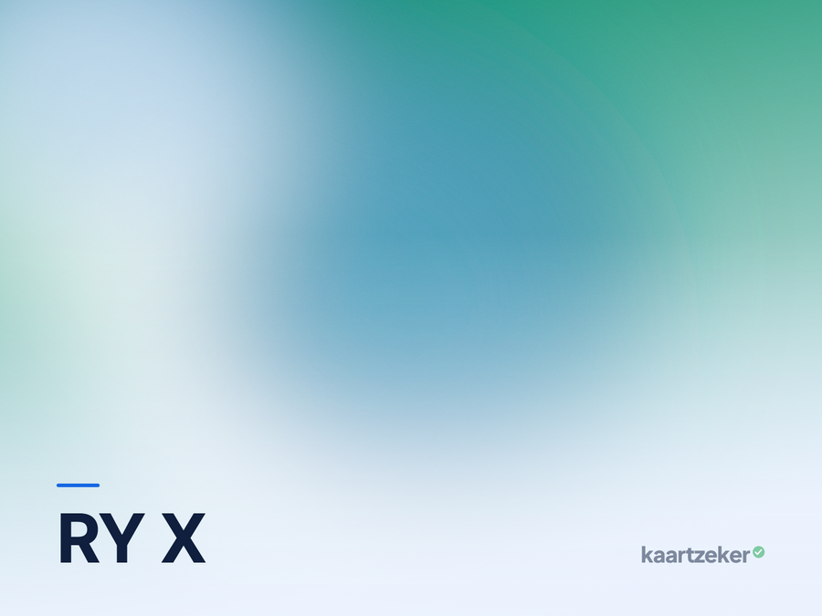 RY X – Gashouder do 8 apr 2027 tickets