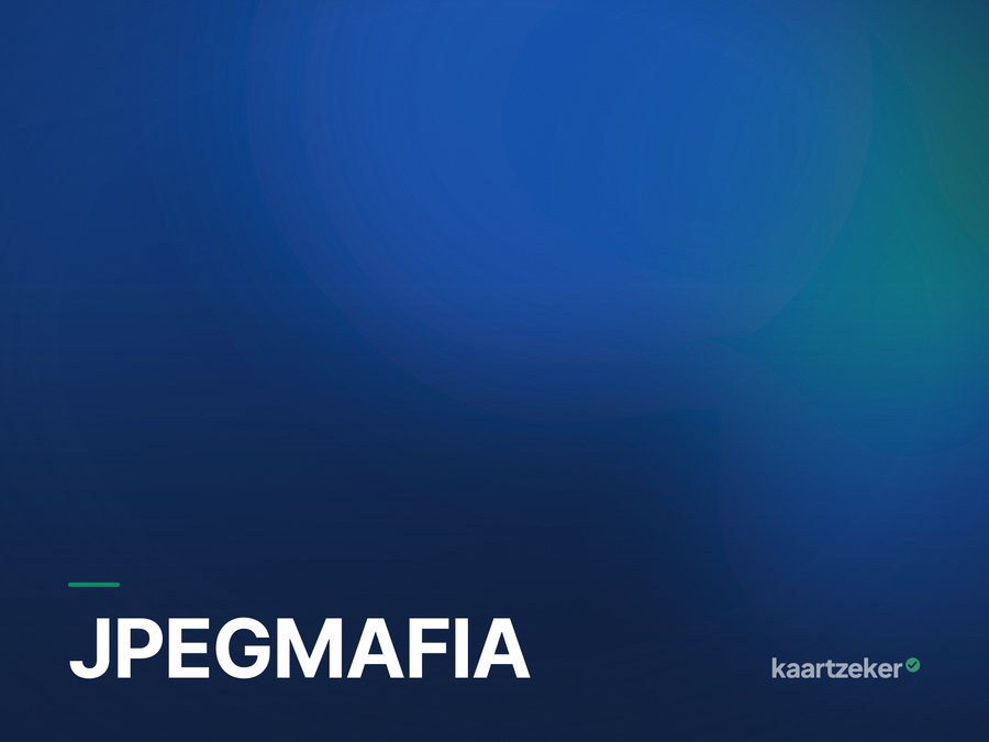 JPEGMAFIA – Gashouder vr 19 feb 2027 tickets